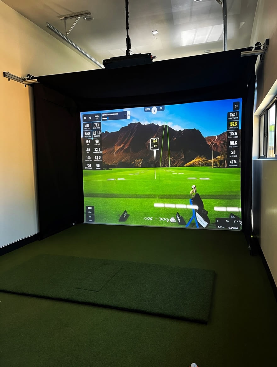 Montesano residential golf simulator